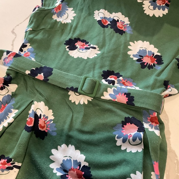 Boden Floral Green Dress size 10 - Picture 4 of 5